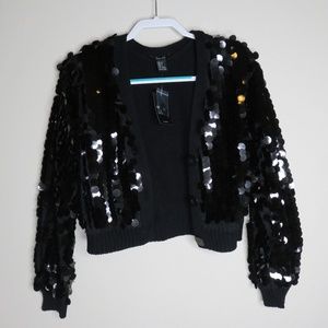 Black sequin jacket